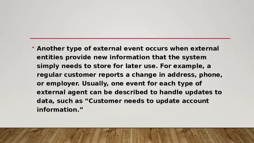 Use Cases and Event Decomposition - Page 13