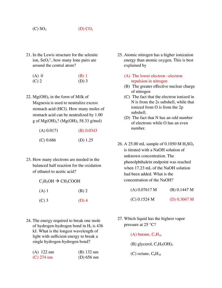 Short ACS Practice Test - Page 3