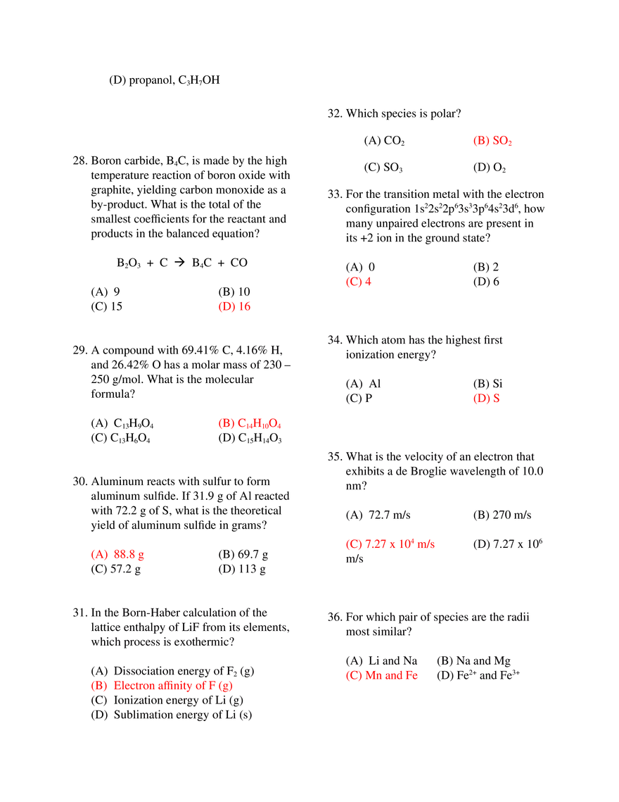 Short ACS Practice Test - Page 4