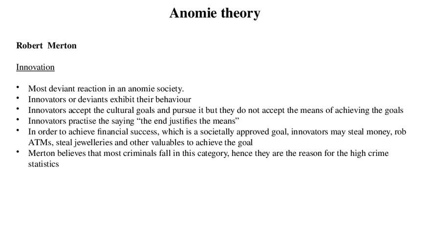 Theories of Crime Unit 3 Part 3 - Page 9