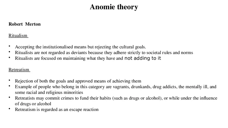 Theories of Crime Unit 3 Part 3 - Page 10