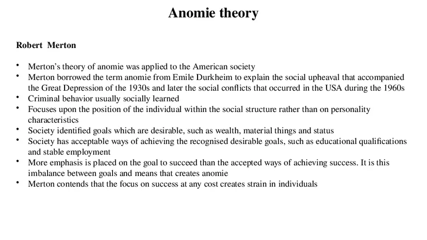 Theories of Crime Unit 3 Part 3 - Page 4