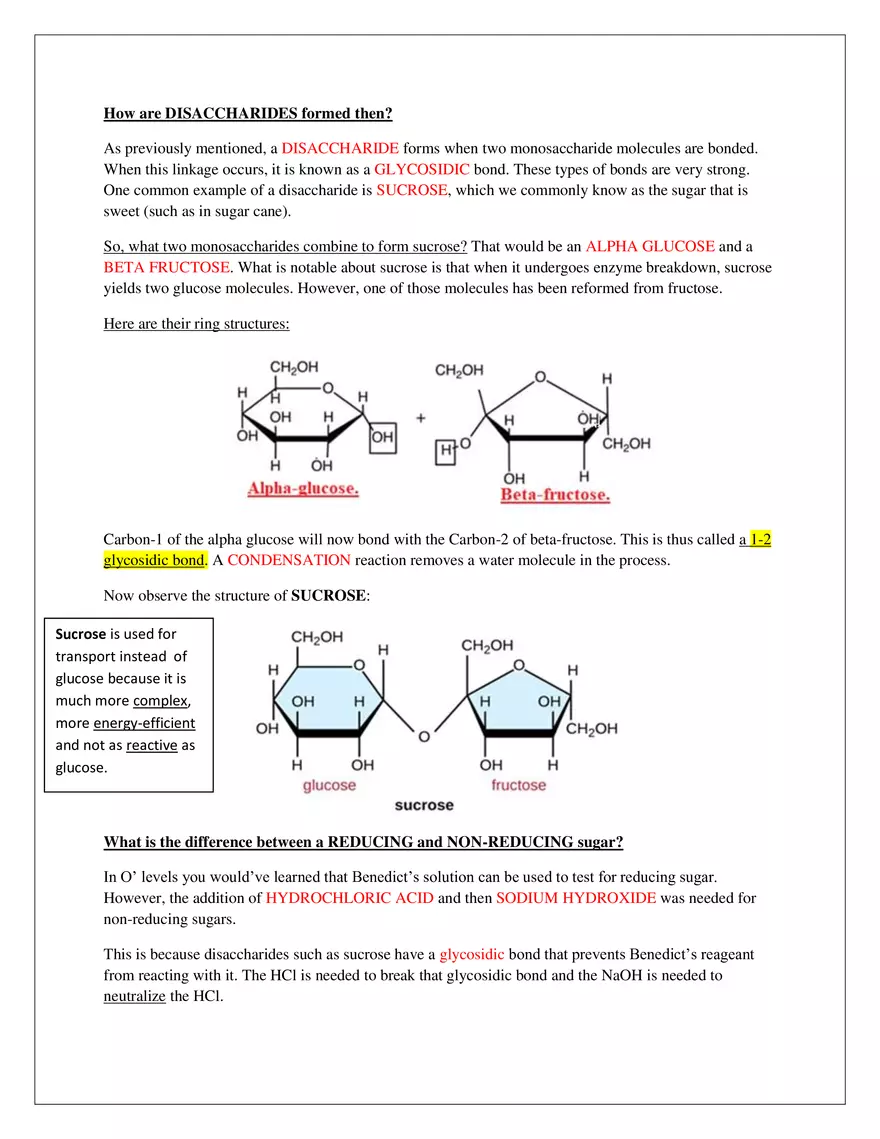 Topic 1 - Aspects of Biochemistry - Page 3