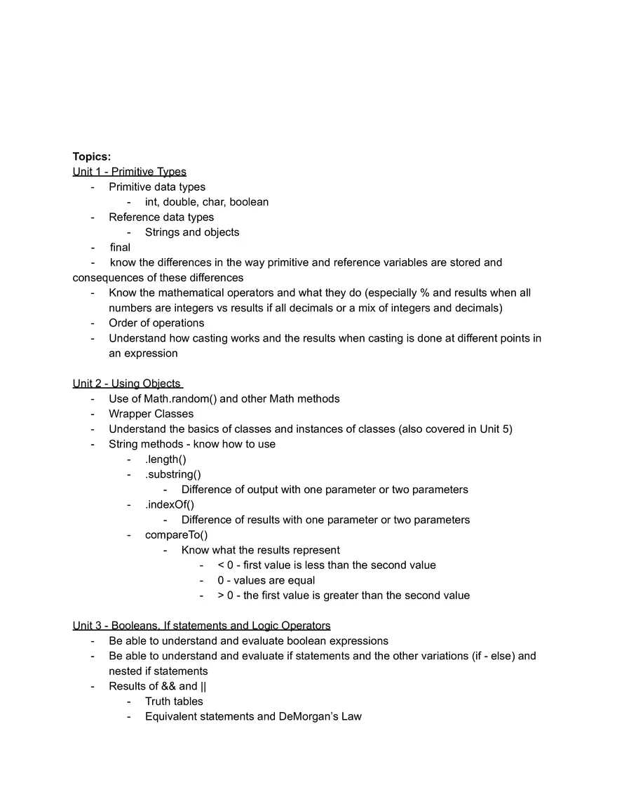 Primitive Data Types - Page 1