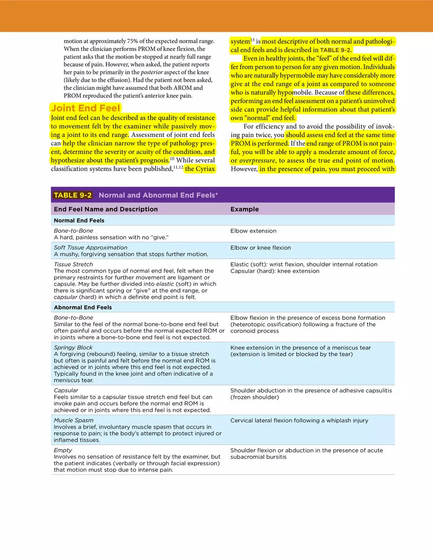 Range of Motion Gross Screen - Page 4
