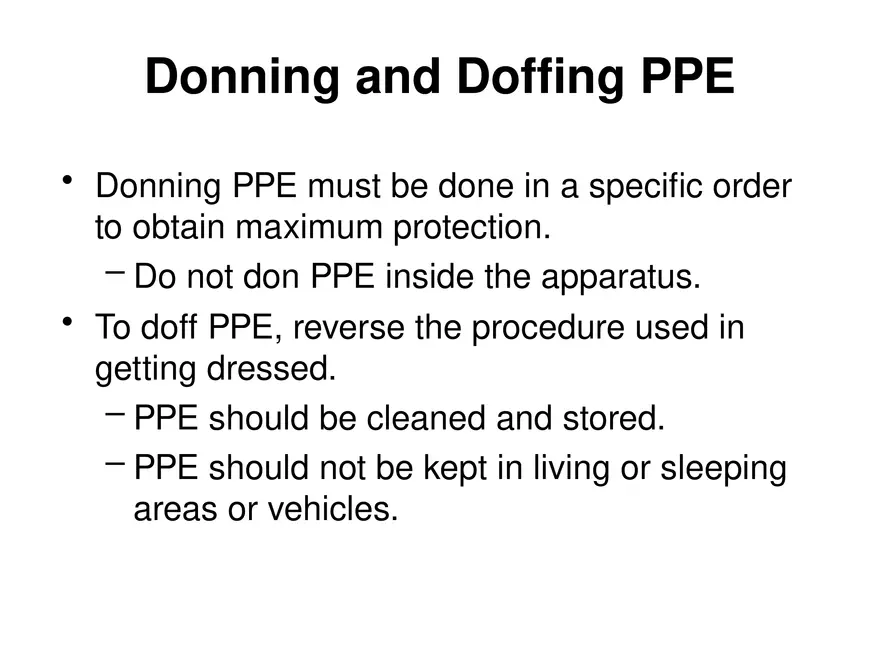 Chapter 3 Personal Protective Equipment Part 3 - Page 8