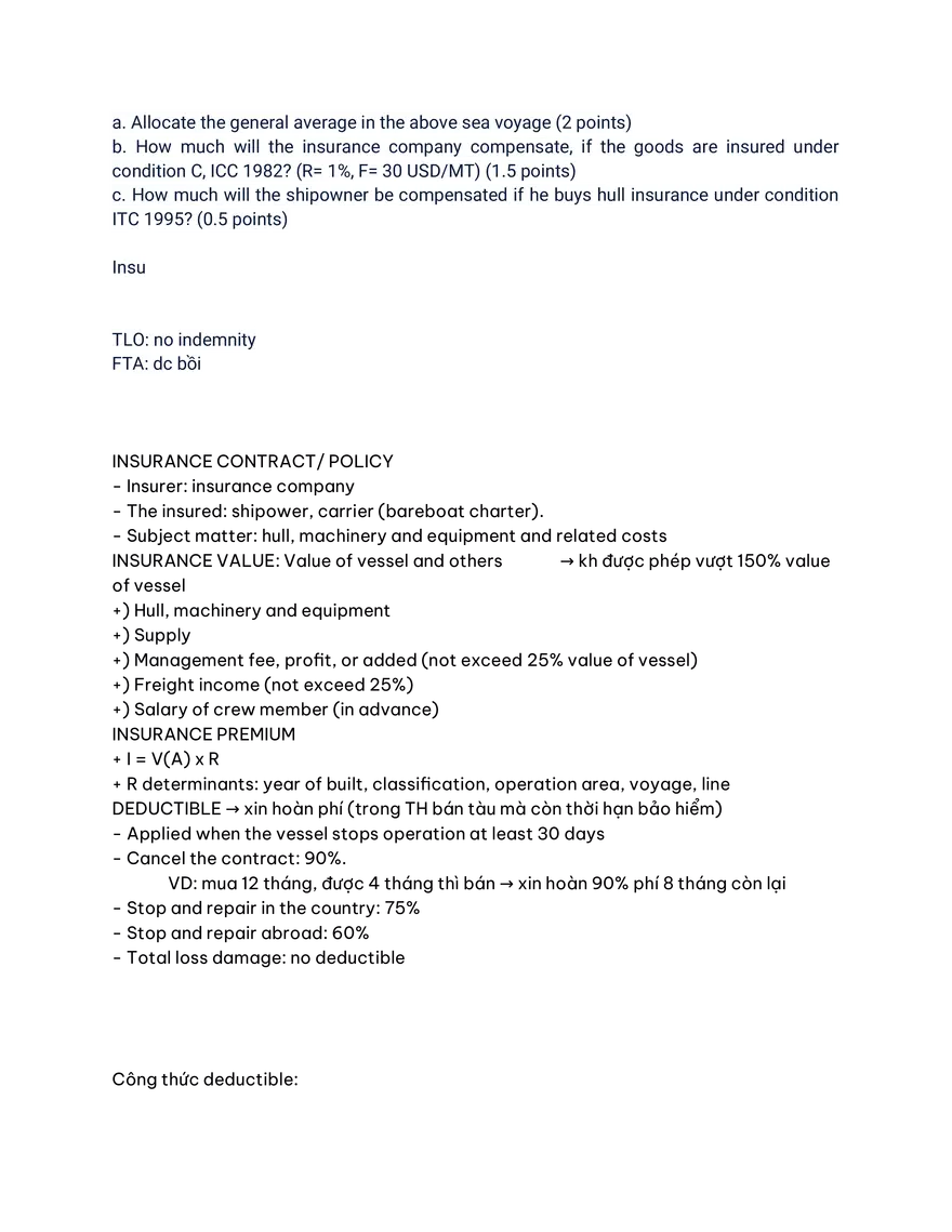 Marine Insurance Study Guide Part 4 - Page 5