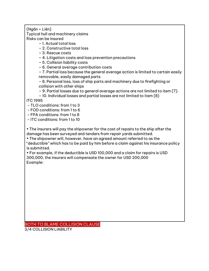 Marine Insurance Study Guide Part 4 - Page 6