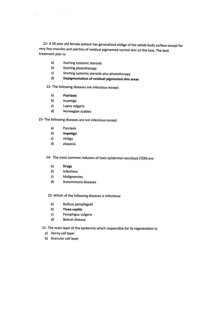 Common Dermatological Disorders and Their Characteristics - Page 4