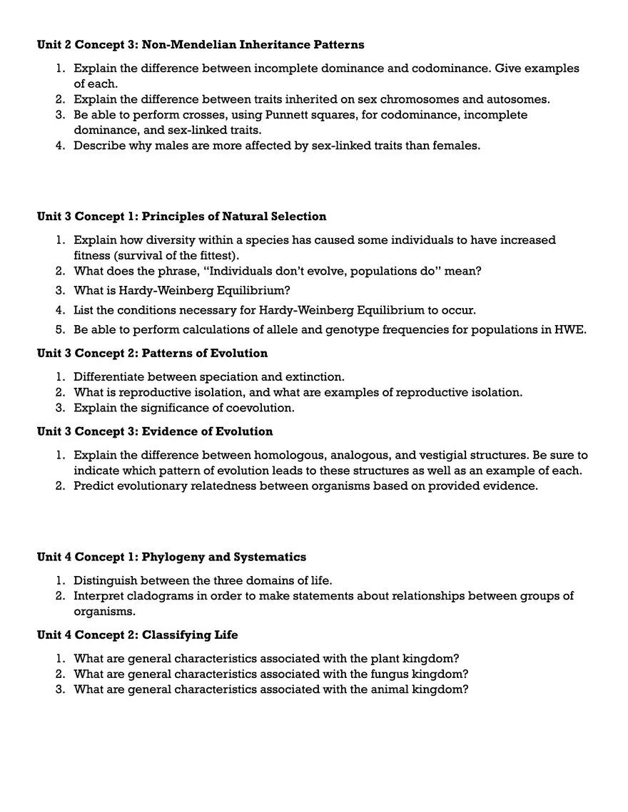 Concept 1 - DNA Structure and Replication - Page 2