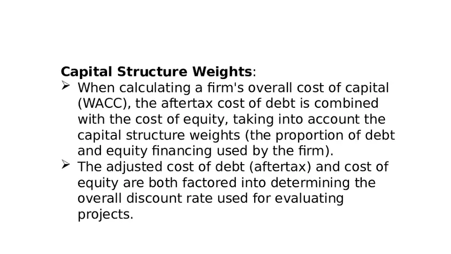 Chapter 14 Cost of Capital Lecture 5 - Page 7