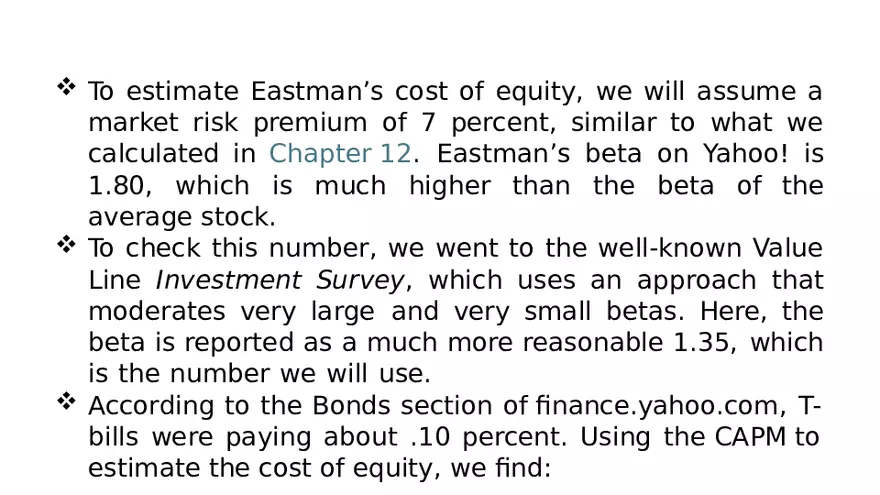 Chapter 14 Cost of Capital Lecture 5 - Page 3