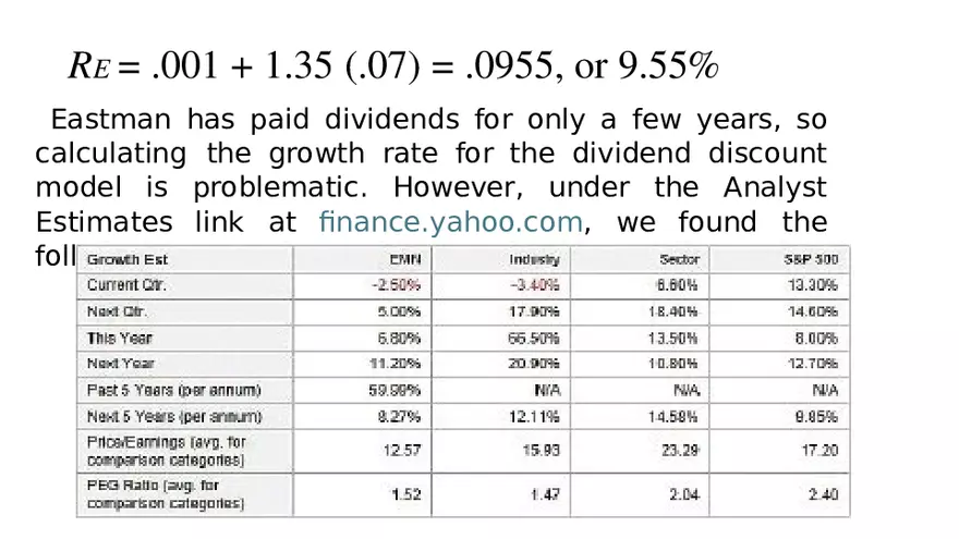 Chapter 14 Cost of Capital Lecture 5 - Page 4