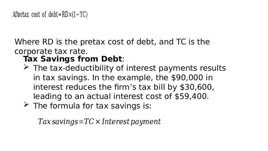 Chapter 14 Cost of Capital Lecture 5 - Page 6