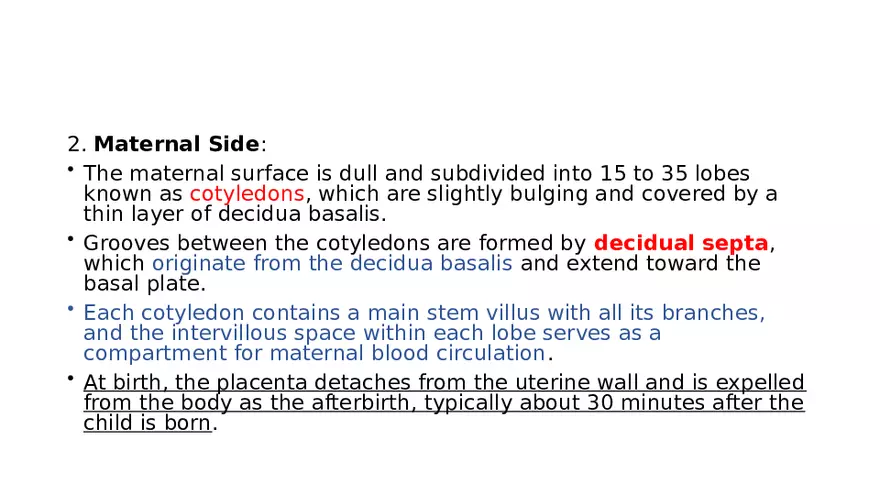 Placenta, Extraembryonic Membranes, and Multiple Pregnancies Part 2 - Page 11