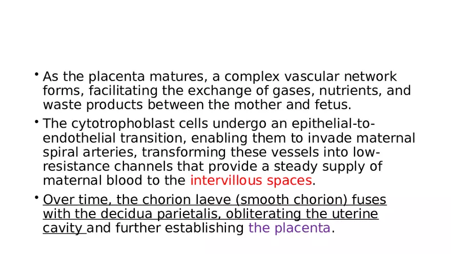 Placenta, Extraembryonic Membranes, and Multiple Pregnancies Part 2 - Page 6