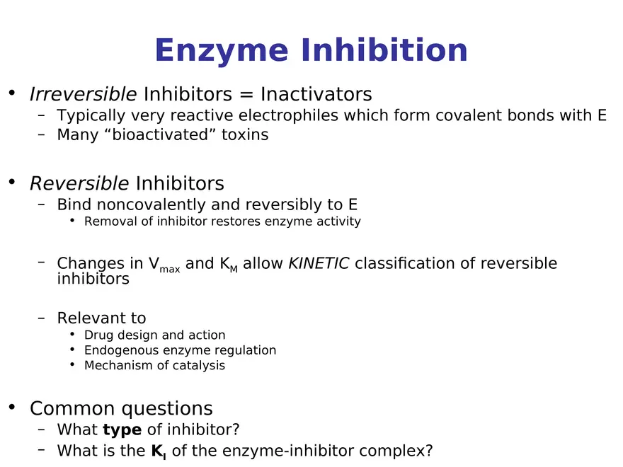 Principles of Biochemistry - Enzymes Lecture 5 - Page 10