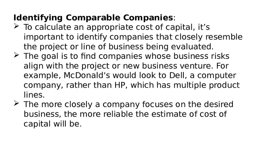 Chapter 14 Cost of Capital Lecture 7 - Page 6