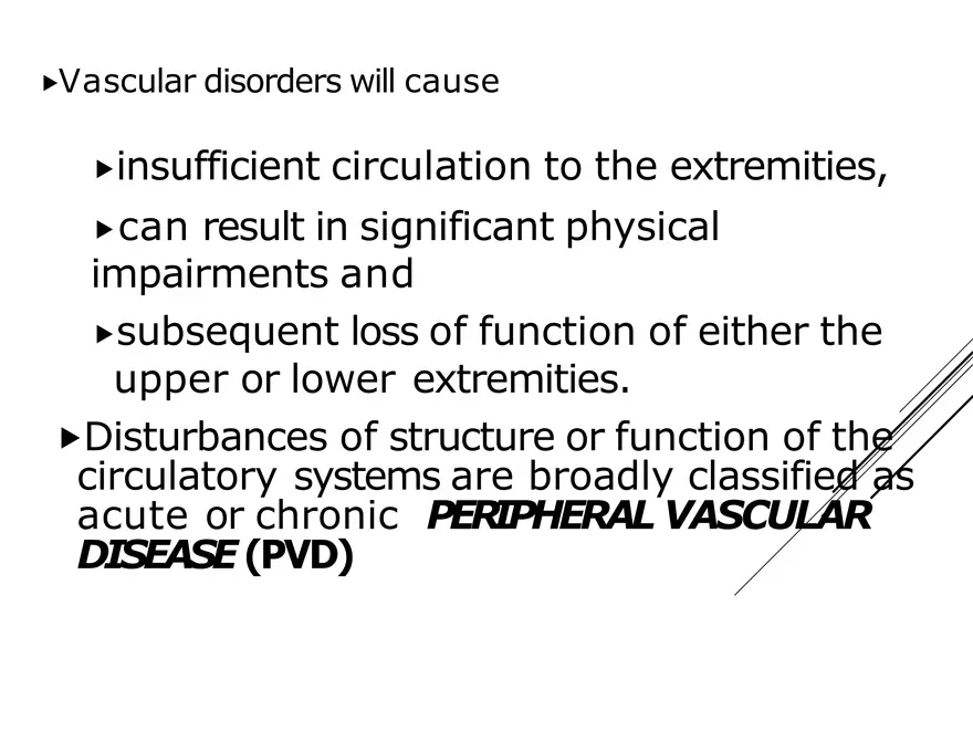 Vascular Disorders Will Cause - Page 1