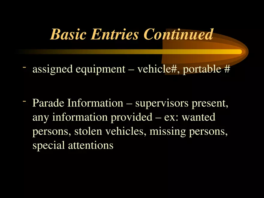 Note-Taking for Law Enforcement Officers - Page 6