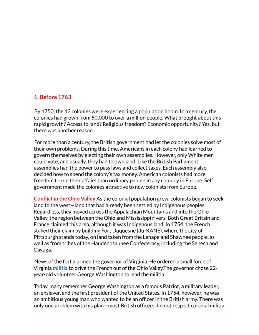 Before 1763 - Page 1