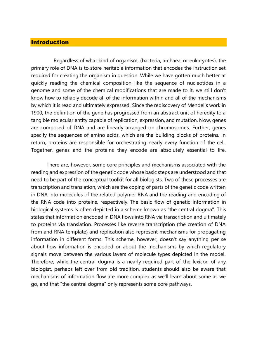 The Central Dogma of Molecular Biology - Page 4