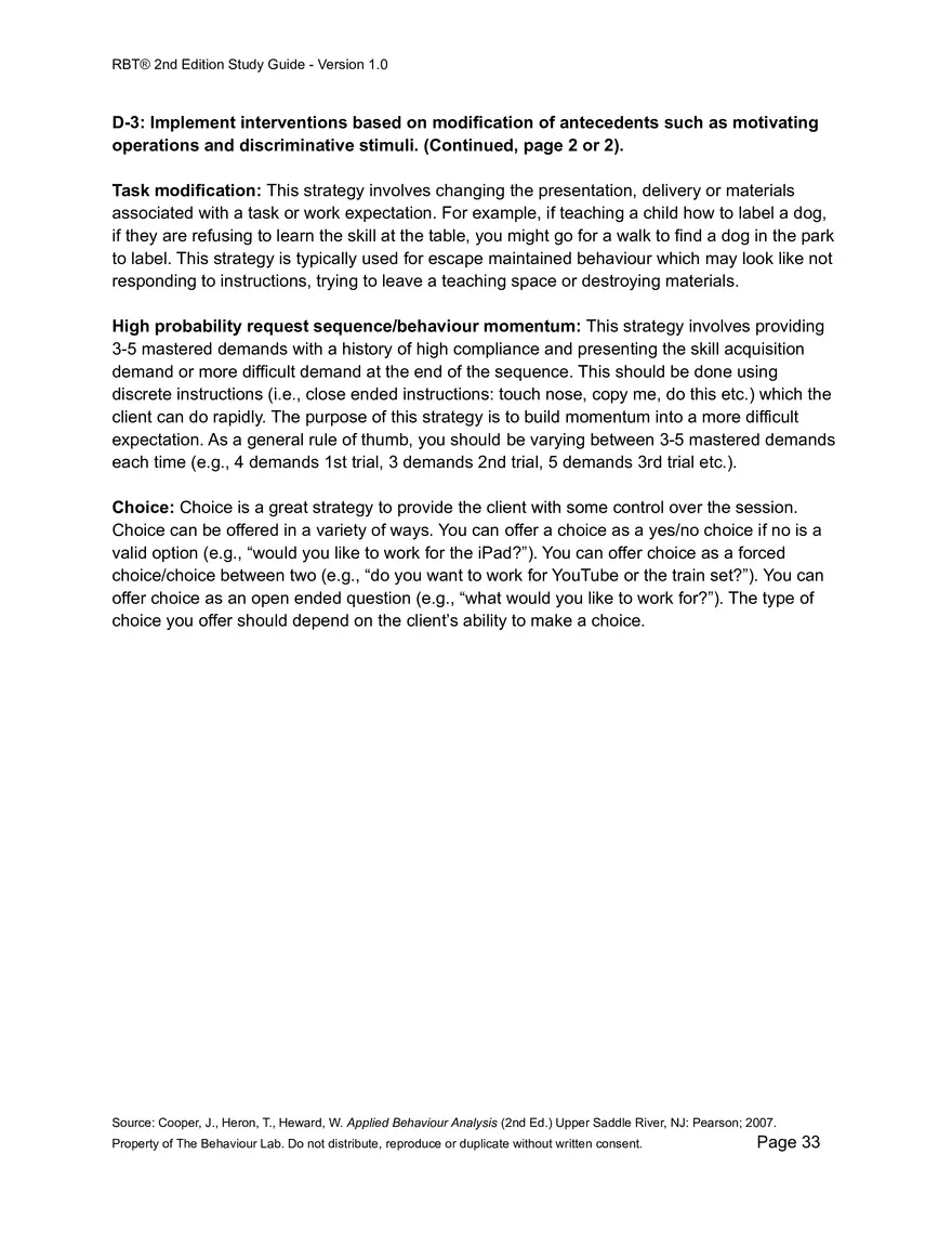 RBT Study Guide - Pages of Examples and Explanations - Page 27