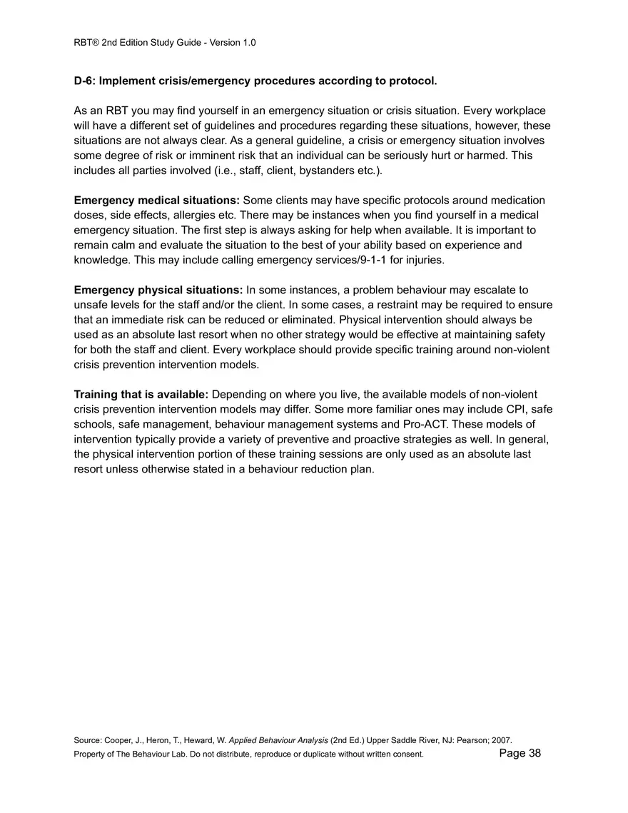 RBT Study Guide - Pages of Examples and Explanations - Page 32