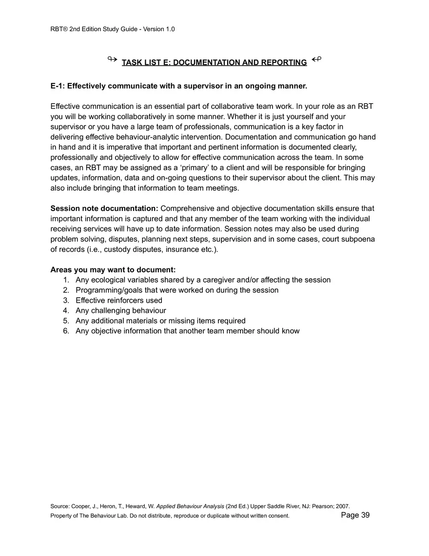 RBT Study Guide - Pages of Examples and Explanations - Page 33