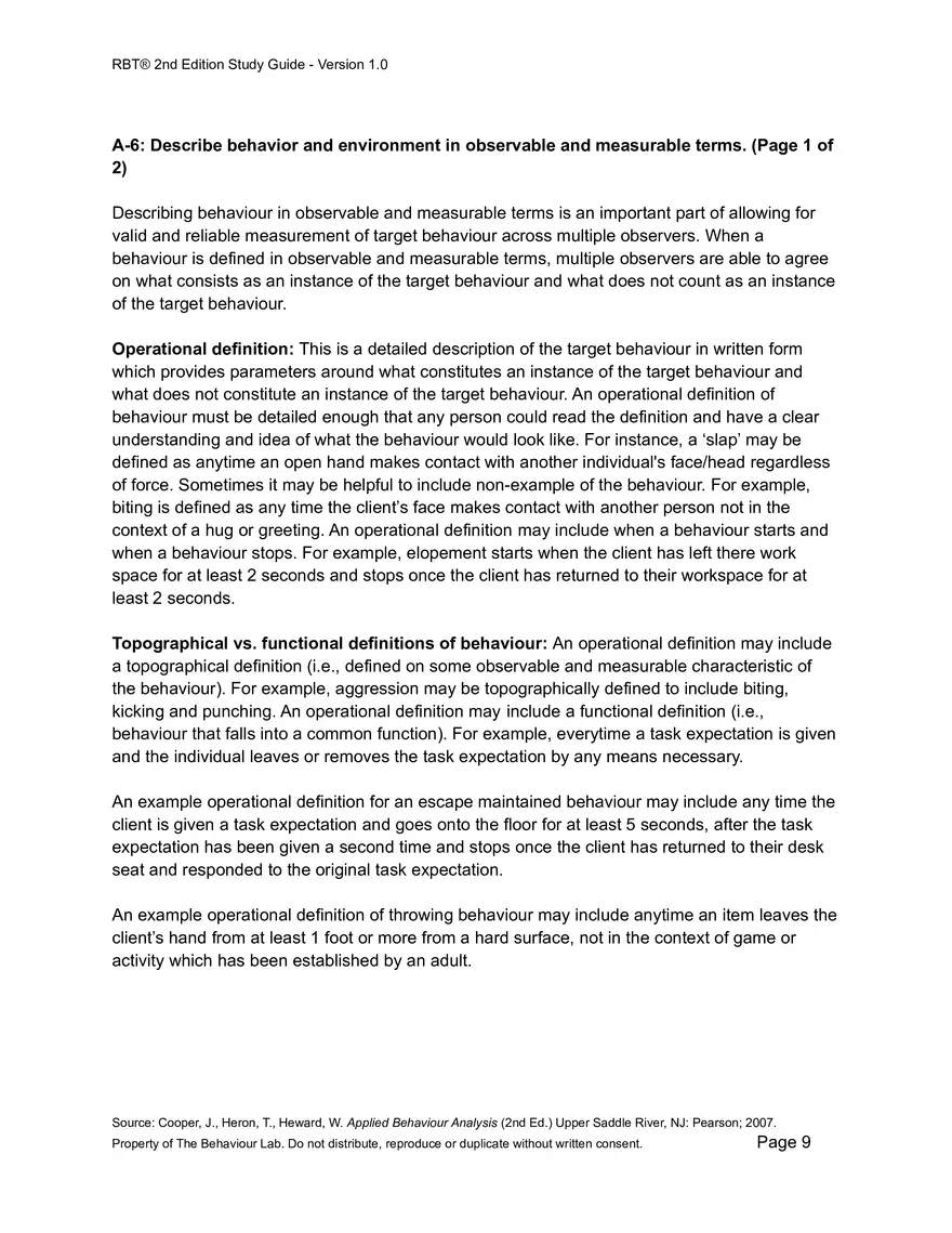 RBT Study Guide - Pages of Examples and Explanations - Page 48