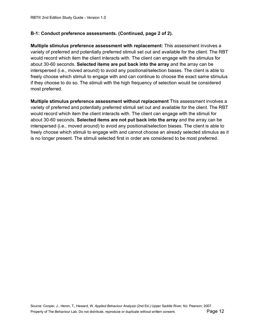 RBT Study Guide - Pages of Examples and Explanations - Page 4