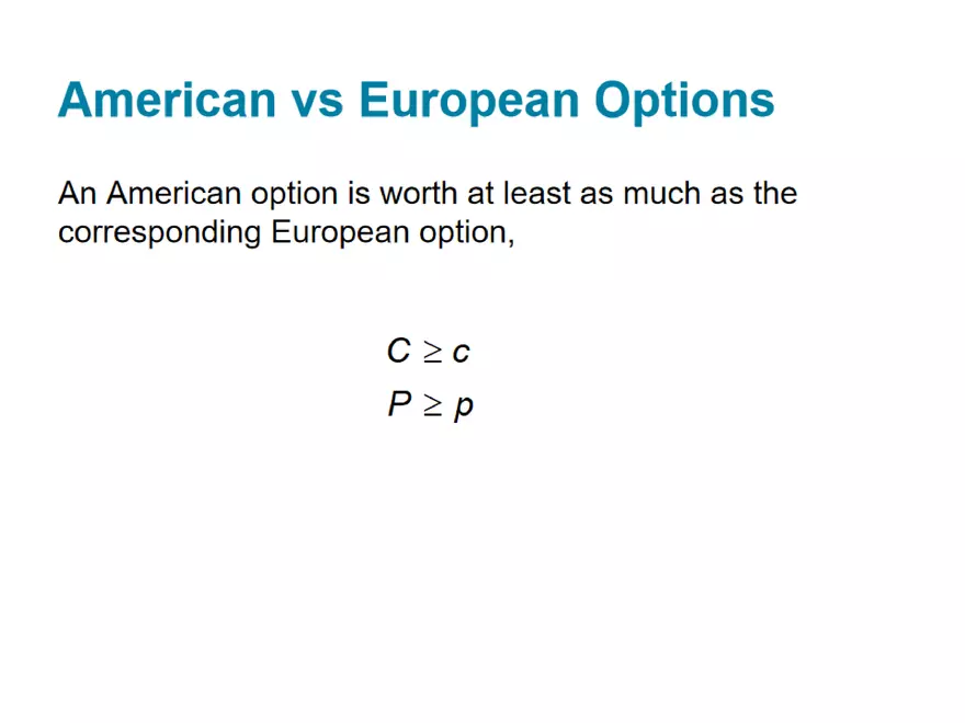 Part 1: Mechanics of Options Markets and Properties of Stock Options - Page 18