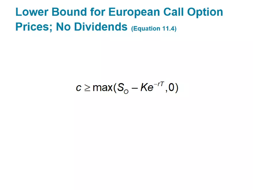 Part 1: Mechanics of Options Markets and Properties of Stock Options - Page 20
