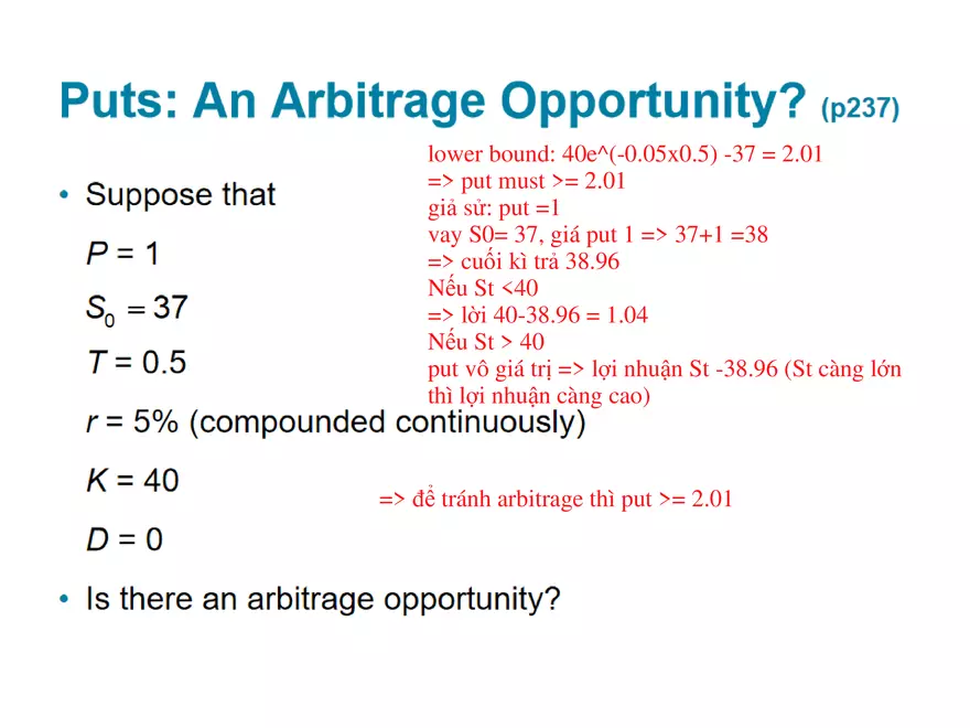 Part 1: Mechanics of Options Markets and Properties of Stock Options - Page 21