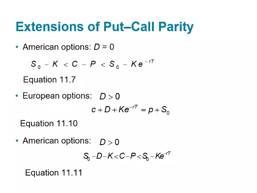Part 1: Mechanics of Options Markets and Properties of Stock Options - Page 34