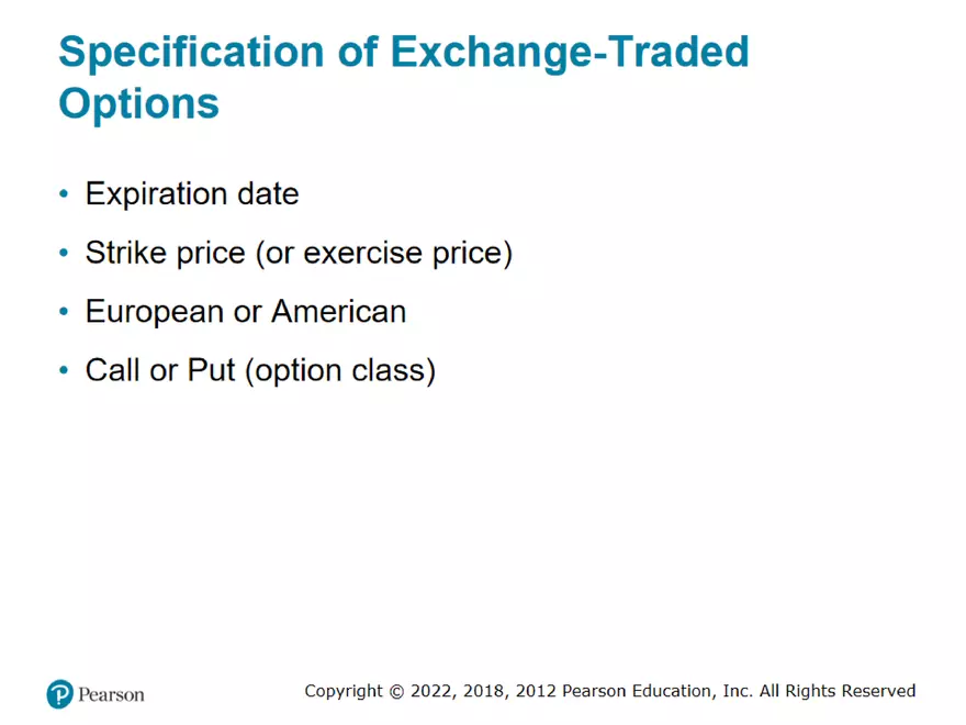 Part 1: Mechanics of Options Markets and Properties of Stock Options - Page 3