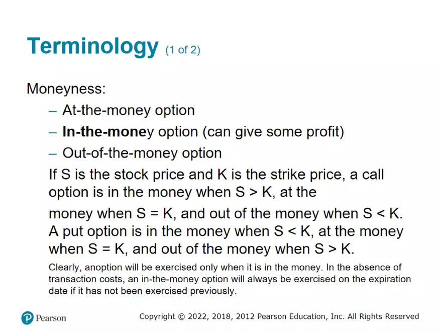 Part 1: Mechanics of Options Markets and Properties of Stock Options - Page 4