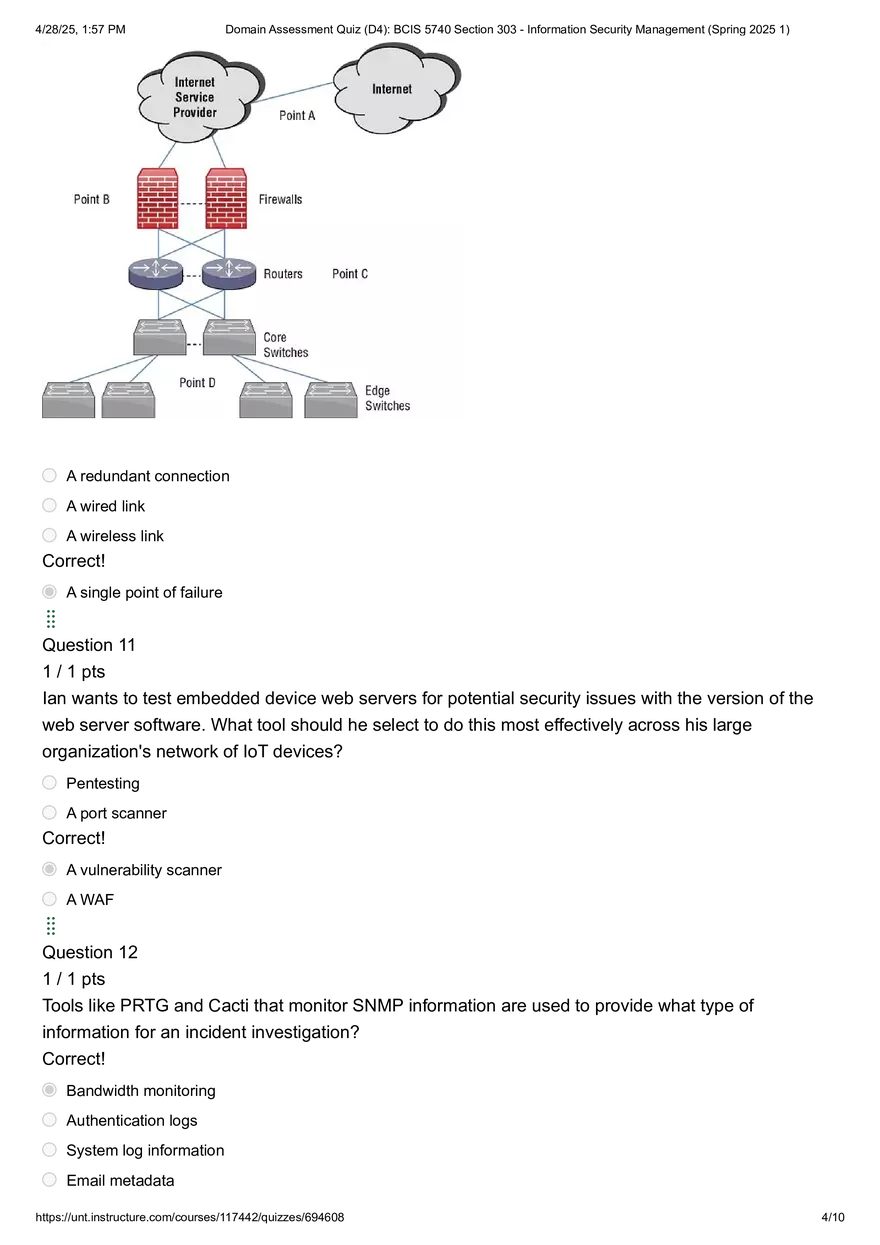 Domain Assessment Quiz (D4) - Page 4