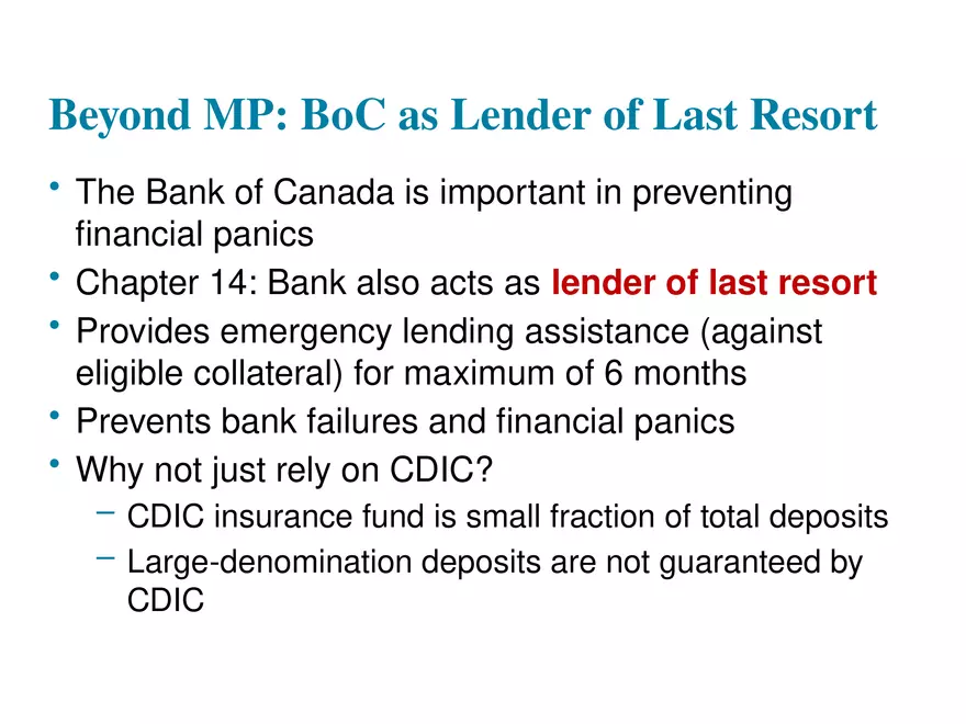 Chapter 16 Tools of Monetary Policy Part 3 - Page 10