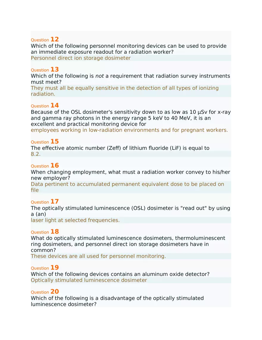 Radiation Physics and Protection - Key Concepts - Page 5