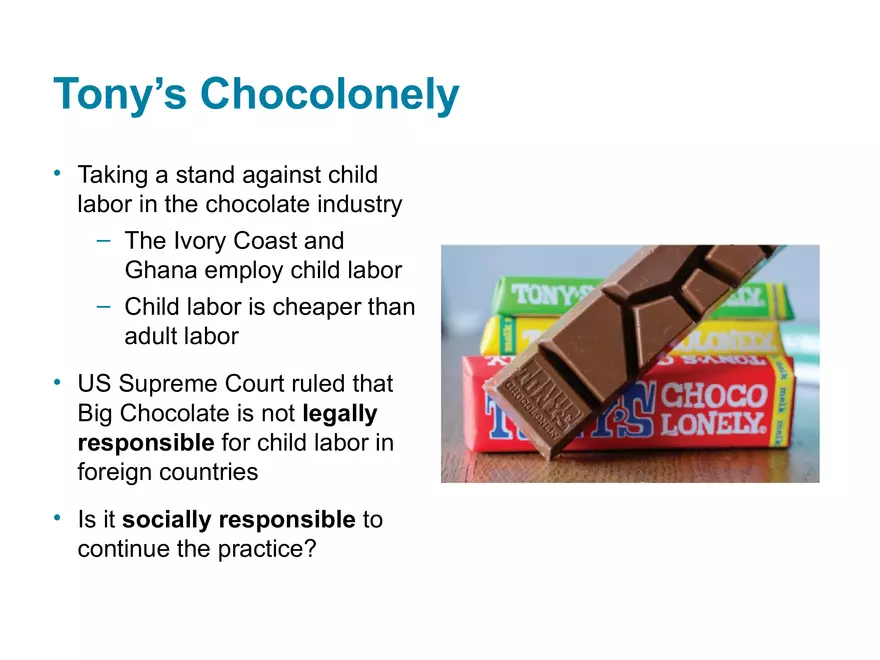 Tony’s Chocolonely and Child Labor Ethics - Page 1
