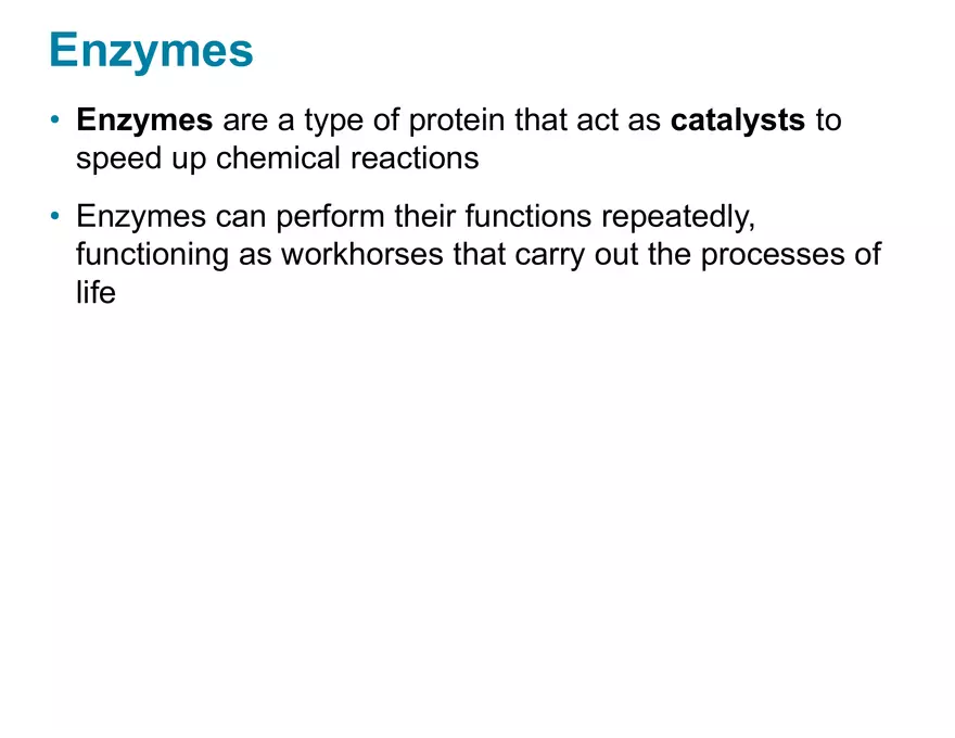 The Structure and Function of Large Biological Molecules Chapter 5 - Page 2