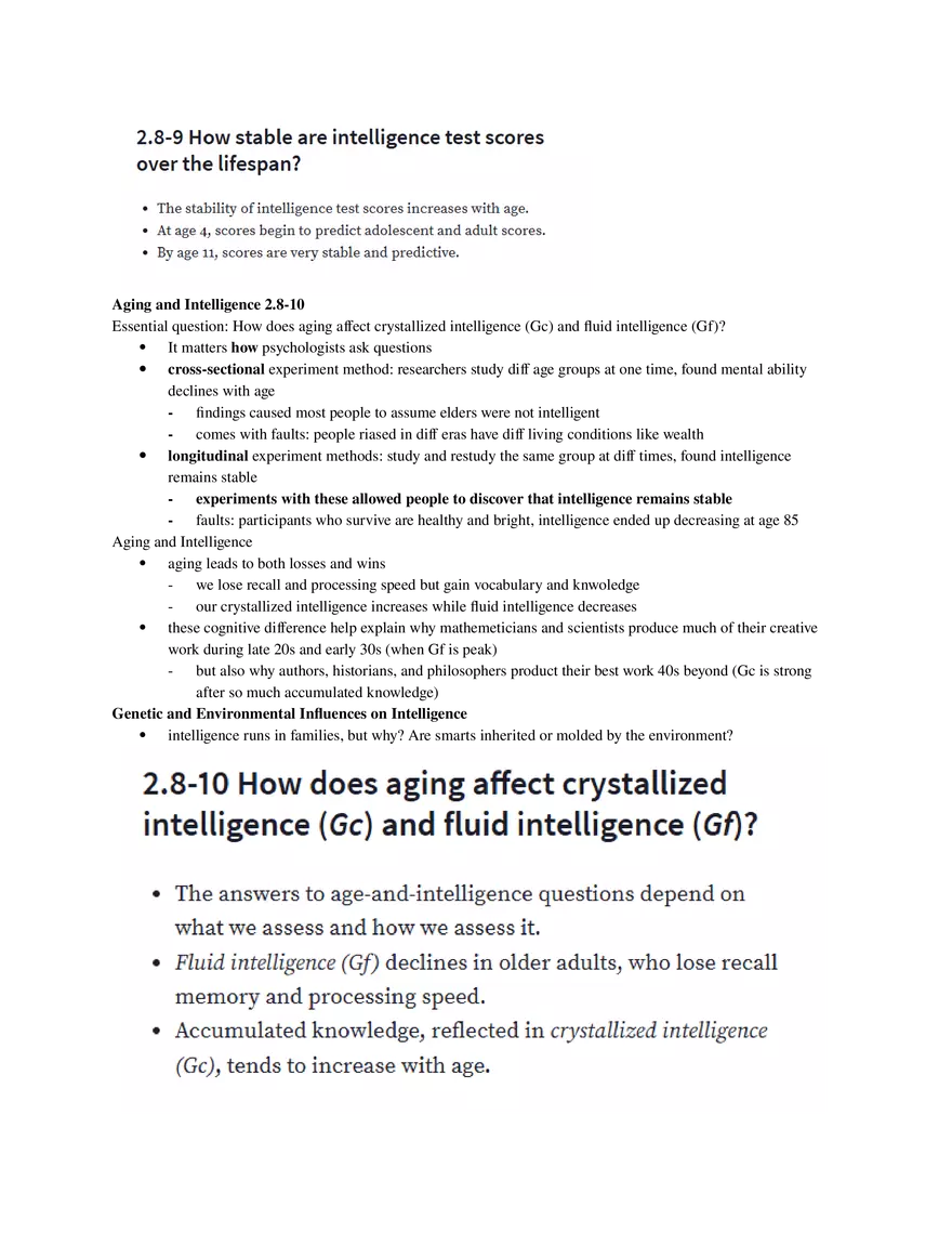 Psychology Unit 2 - Cognition (Part 4) - Page 9