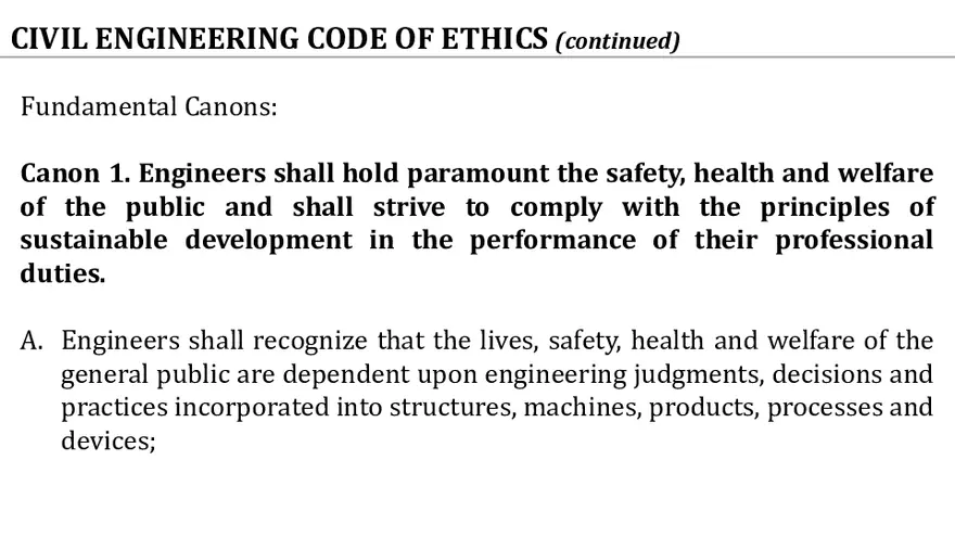 Civil Engineering Code of Ethics - Page 4