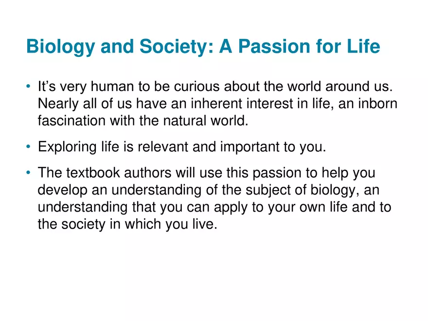 Campbell Essential Biology and Campbell Essential Biology with Physiology - Page 3