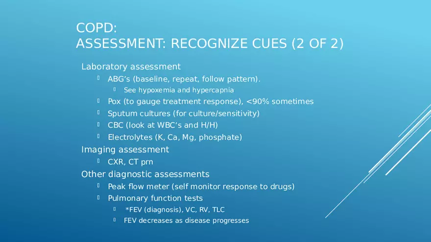 Chronic Obstructive Pulmonary Disease (COPD) Part 2 - Page 7