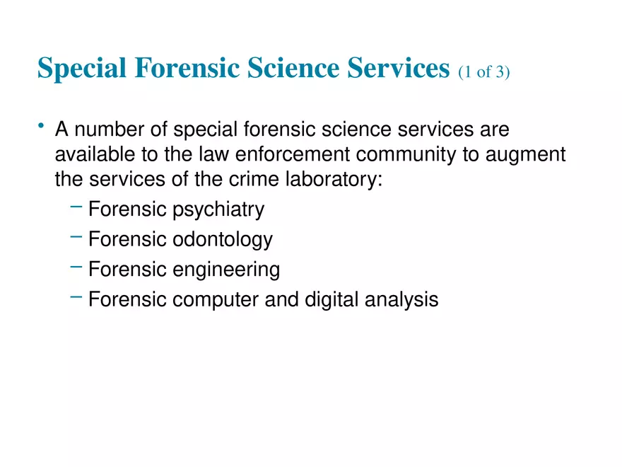 Criminalistics - An Introduction to Forensic Science Part 3 - Page 8