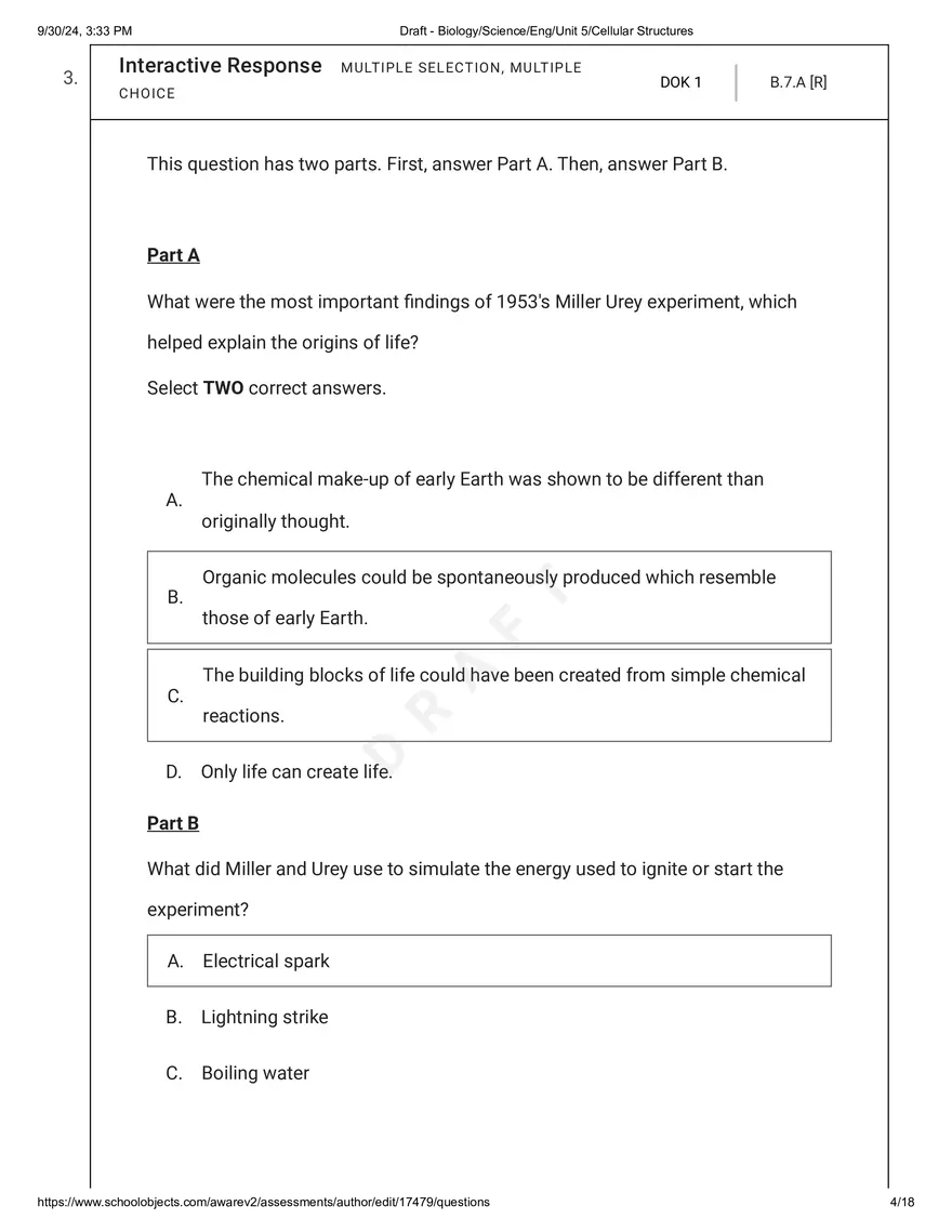 Biology Science Unit 5: Cellular Structures - Page 12