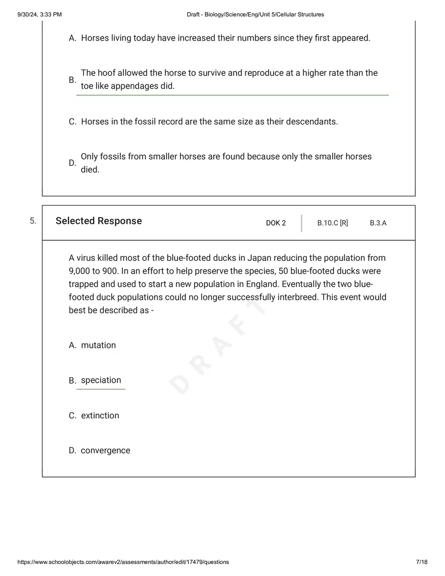 Biology Science Unit 5: Cellular Structures - Page 15