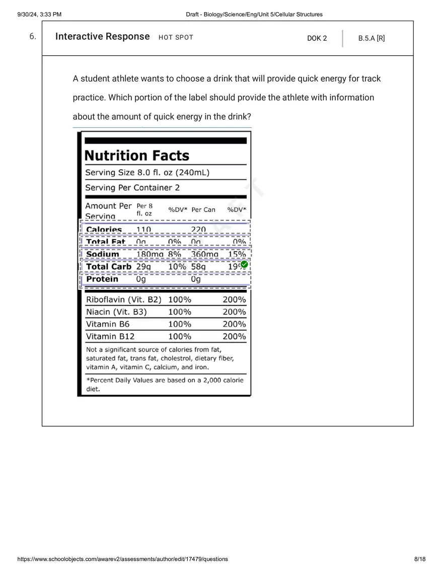 Biology Science Unit 5: Cellular Structures - Page 16